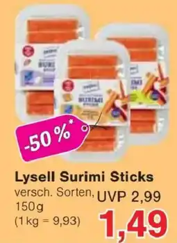 Jawoll Lysell Surimi Sticks Angebot