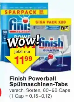 Jawoll Finish Powerball Spülmaschinen-Tabs Angebot