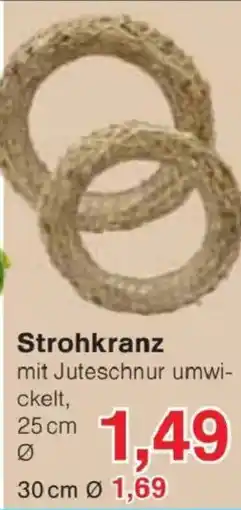 Jawoll Strohkranz Angebot