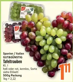 inkoop GUT&GÜNSTIG Tafeltrauben Angebot