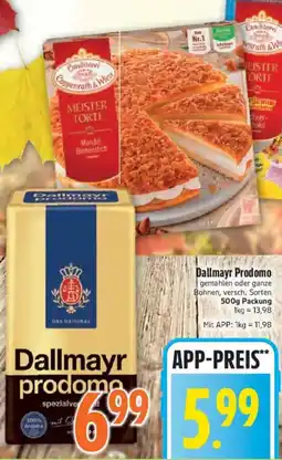 inkoop Dallmayr prodomo Angebot