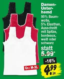 Repo Markt Damen-Unterhemd Angebot