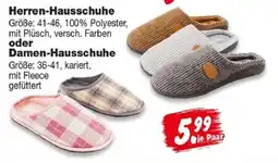 Repo Markt Herren-Hausschuhe oder Damen-Hausschuhe Angebot
