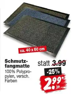 Repo Markt Schmutzfangmatte Angebot