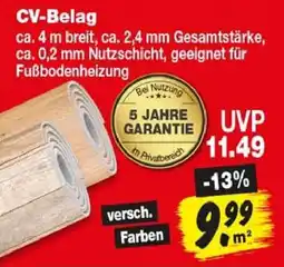 Repo Markt CV-Belag Angebot