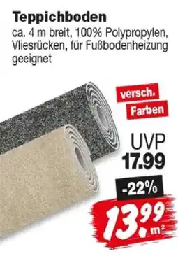 Repo Markt Teppichboden Angebot