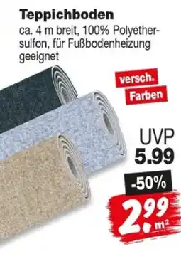 Repo Markt Teppichboden Angebot