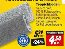 Repo Markt Teppichboden Angebot