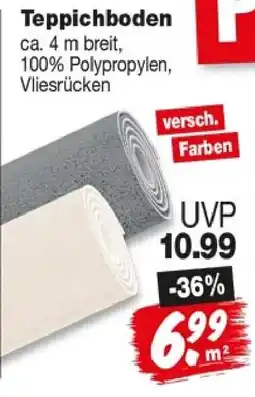 Repo Markt Teppichboden Angebot