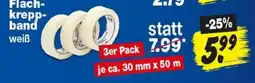 Repo Markt Flach-krepp-band weiß Angebot