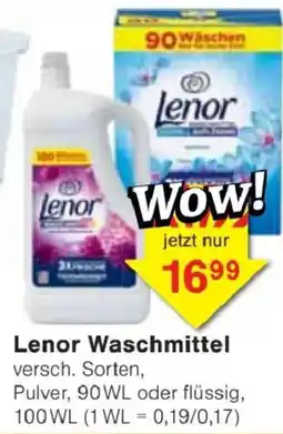 Jawoll Lenor Waschmittel Angebot