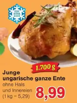 Jawoll Junge ungarische ganze Ente Angebot