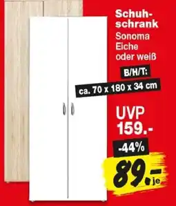 Repo Markt Schuh-schrank Sonoma Angebot