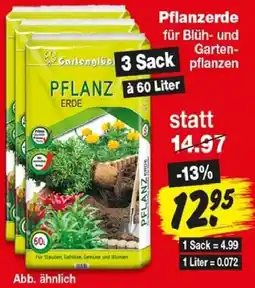 Repo Markt Gartenglück PFLANZ ERDE Angebot