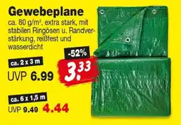 Repo Markt Gewebeplane Angebot