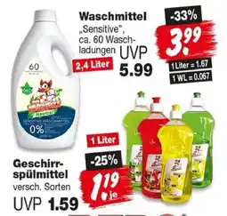 Repo Markt Waschmittel "Sensitive" Angebot