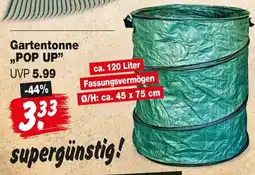 Repo Markt Gartentonnen POP UP Angebot