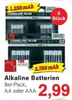 Jawoll TIM HOME Alkaline Batterien Angebot