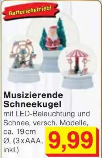 Jawoll Musizierende Schneekugel Angebot