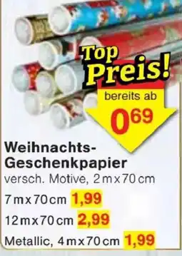 Jawoll Weihnachts-Geschenkpapier Angebot