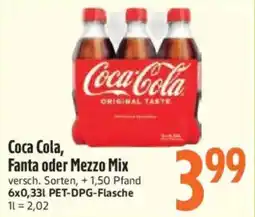 inkoop Coca Cola, Fanta oder Mezzo Mix Angebot