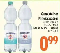 inkoop Gerolsteiner Mineralwasser Angebot