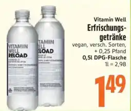inkoop Vitamin Well Erfrischungsgetränke Angebot