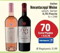 inkoop Italien Novantaceppi Weine Angebot
