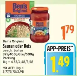 inkoop Ben's Original Saucen oder Reis Angebot