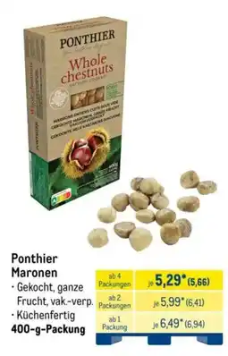 METRO Ponthier Maronen Angebot