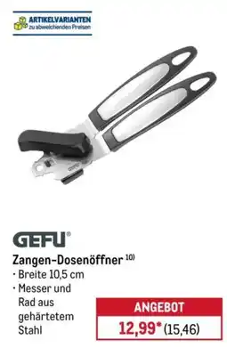 METRO GEFU Zangen-Dosenöffner Angebot