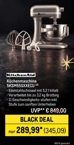 METRO KitchenAid Küchenmaschine 5KSM55SXXECU Angebot
