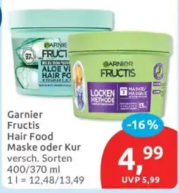 Budni Garnier Fructis Hair Food Maske oder Kur Angebot
