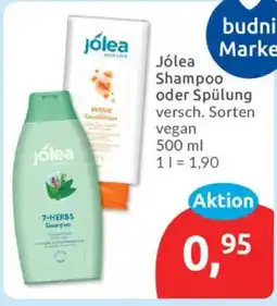 Budni Jólea Shampoo oder Spülung Angebot