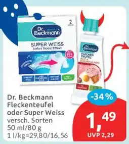 Budni Dr. Beckmann Fleckenteufel oder Super Weiss Angebot