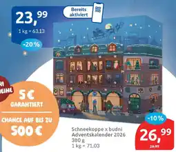 Budni Schneekoppe x budni Adventskalender 2026 Angebot