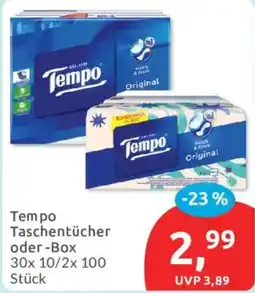 Budni Tempo Taschentücher Angebot