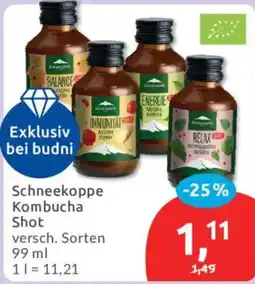 Budni Schneekoppe Kombucha Shot Angebot