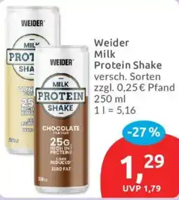 Budni Weider Milk Protein Shake Angebot