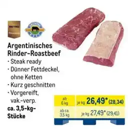 METRO Argentinisches Rinder-Roastbeef Angebot