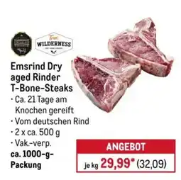 METRO Emsrind Dry aged Rinder T-Bone-Steaks Angebot