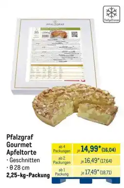 METRO Pfalzgraf Gourmet Apfeltorte Angebot