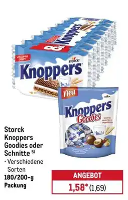METRO Storck Knoppers Goodies oder Schnitte Angebot