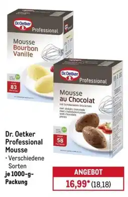 METRO Dr. Oetker Professional Mousse Angebot