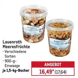 METRO Lauenroth Meeresfrüchte Angebot