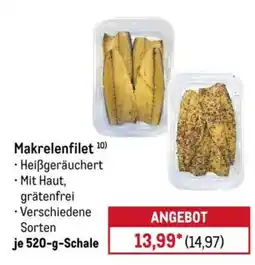 METRO Makrelenfilet Angebot