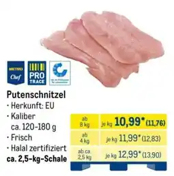 METRO METRO Chef Putenschnitzel Angebot