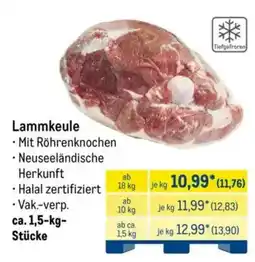 METRO Lammkeule Angebot
