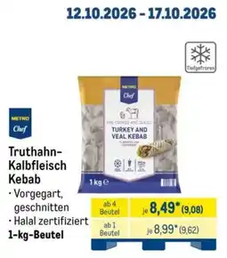 METRO METRO Chef Truthahn-Kalbfleisch Kebab Angebot