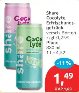 Budni Share Cocolyte Erfrischungsgetränk Angebot